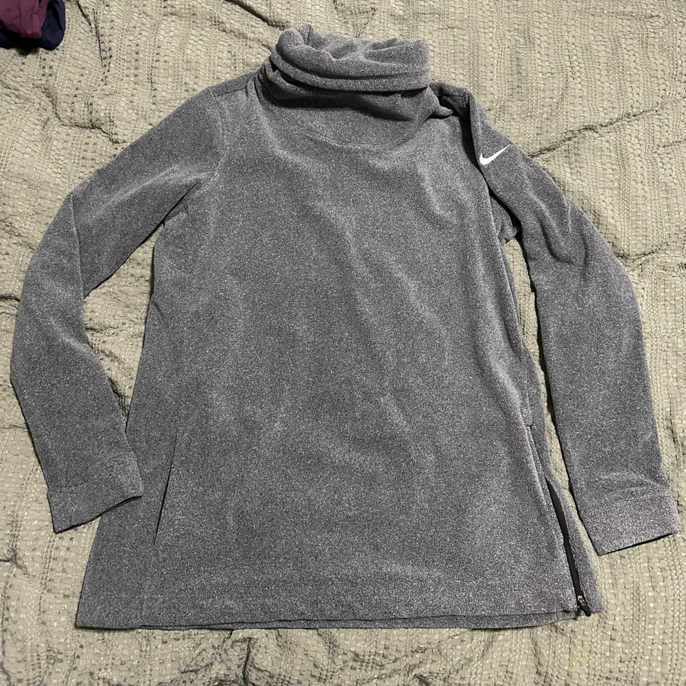 Nike Gray Cowl Neck Women's Fleece